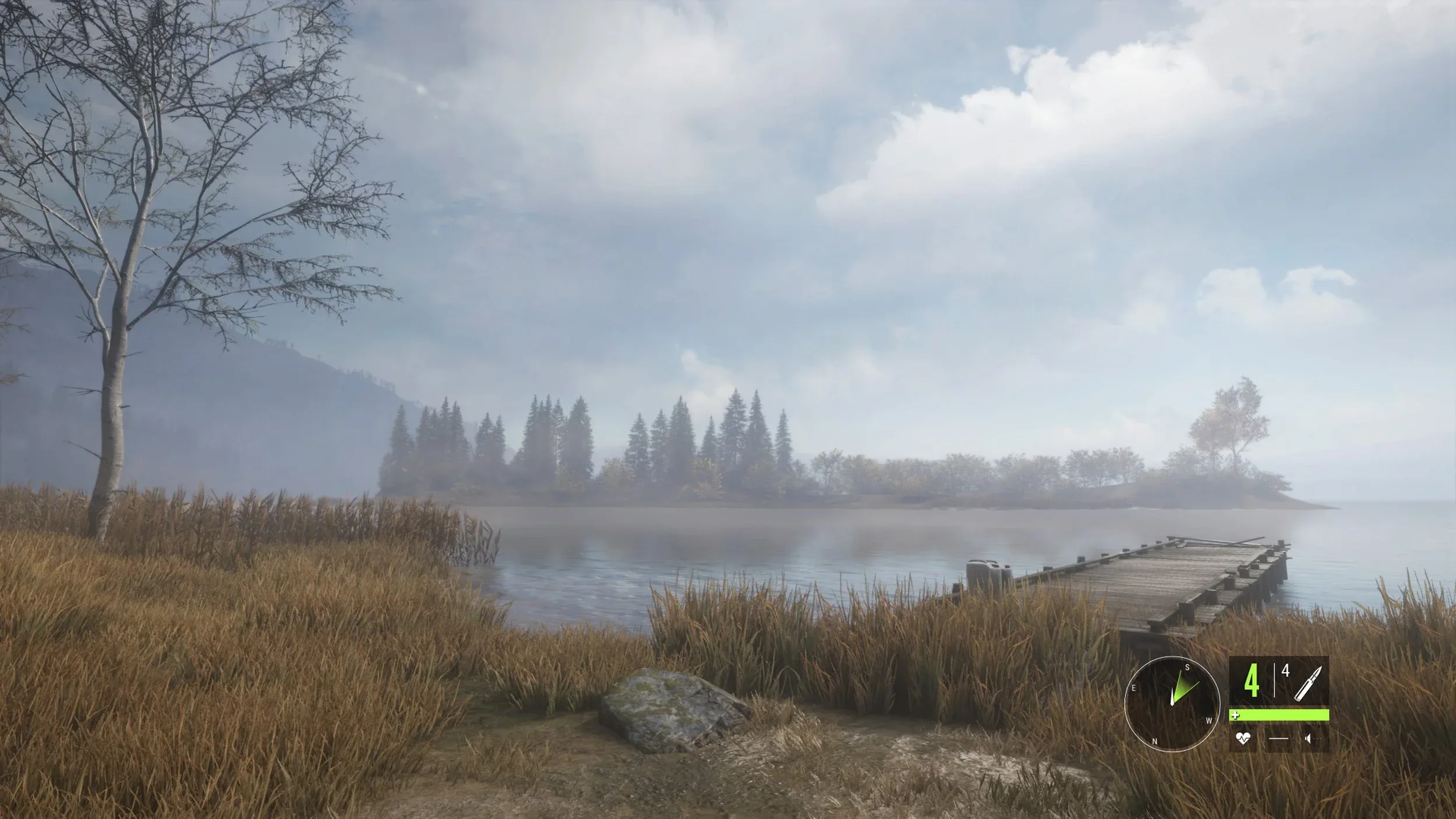 Bita Razavi (Finland/Estonia, born 1983), Gameplay video filmed in The Hunter: Call of the Wild f rom the series The Dog Days Will Soon Be Over , 2019, sound; HD video, 16:9, 5 minutes 39 seconds (loop), musical score by Svetlana Maraš. Courtesy of the artist. © Bita Razavi