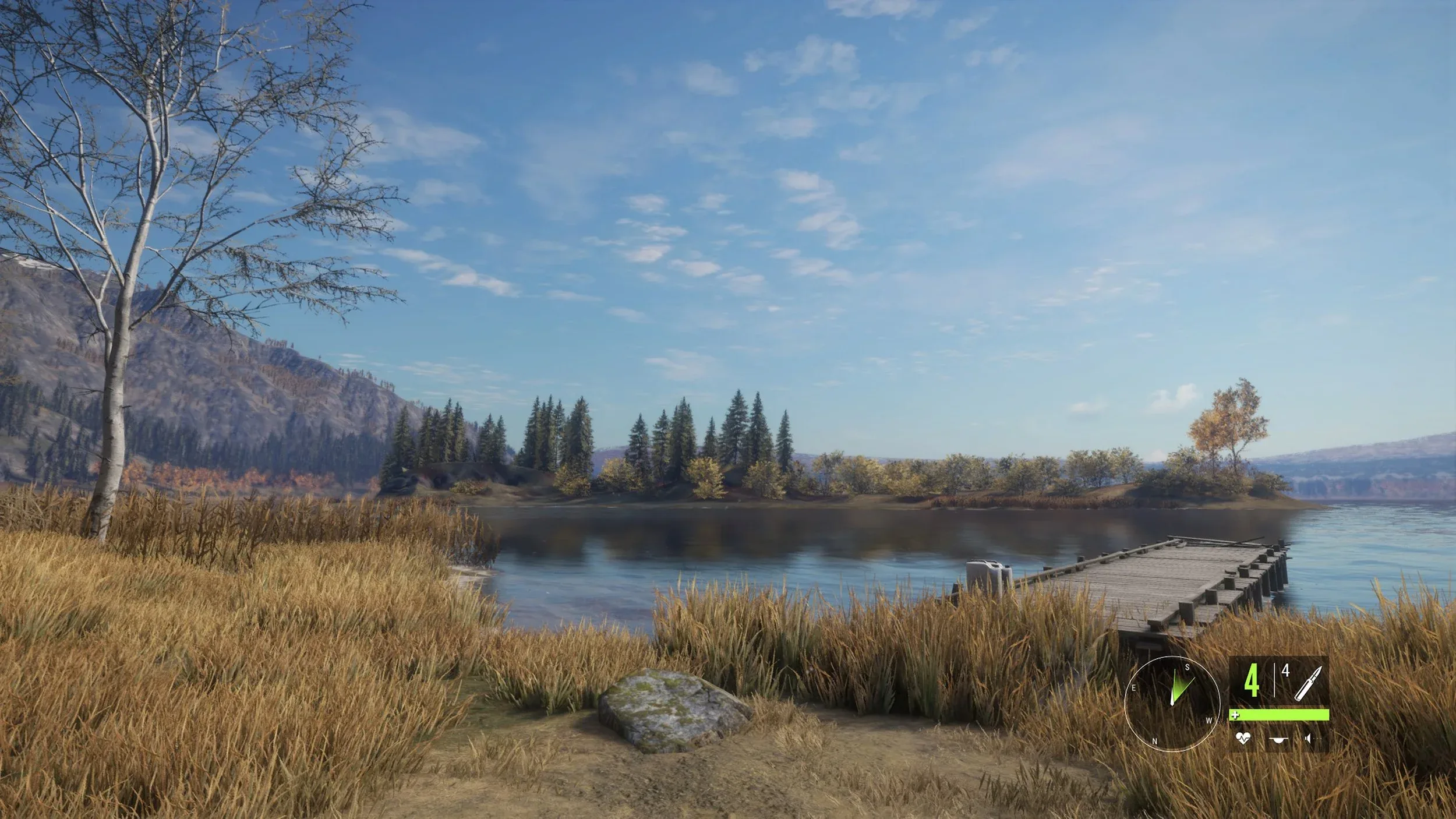 Bita Razavi (Finland/Estonia, born 1983), Gameplay video filmed in The Hunter: Call of the Wild f rom the series The Dog Days Will Soon Be Over , 2019, sound; HD video, 16:9, 5 minutes 39 seconds (loop), musical score by Svetlana Maraš. Courtesy of the artist. © Bita Razavi