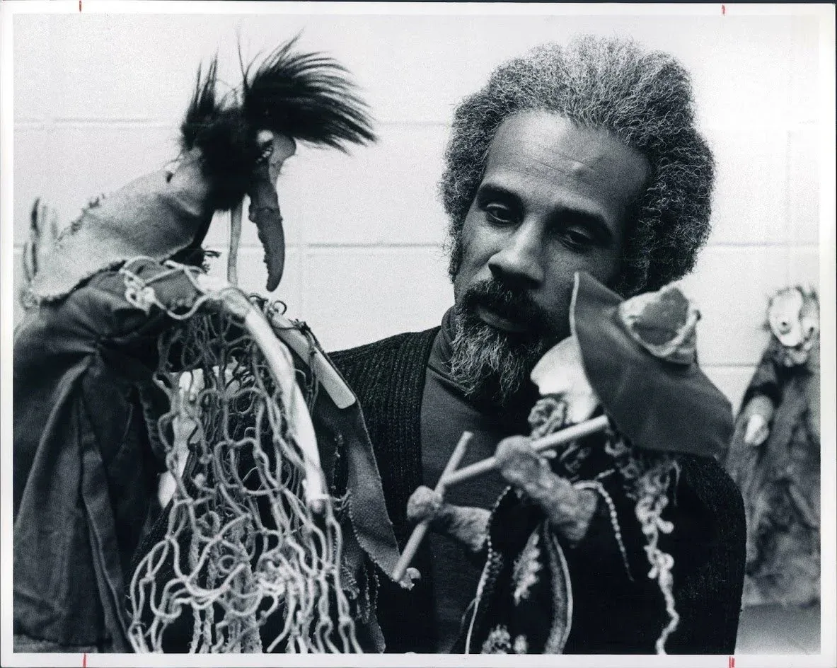 Bryan at Dartmouth College. Image courtesy the Ashley Bryan Center.