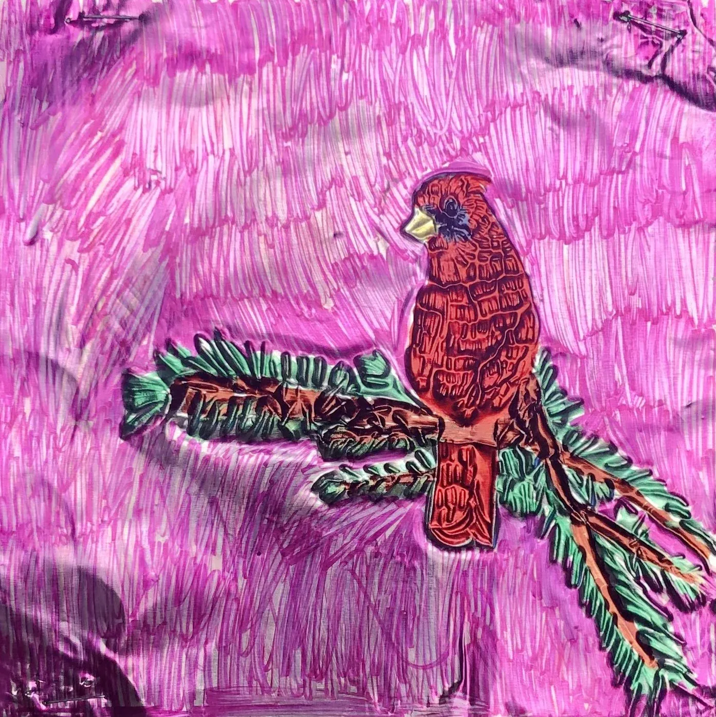 Brooke Archambault, 5th grade, Mixed media, watercolor, colored pencil, paper, Self Portrait , Biddeford Middle School, Teacher: Samara Yandell