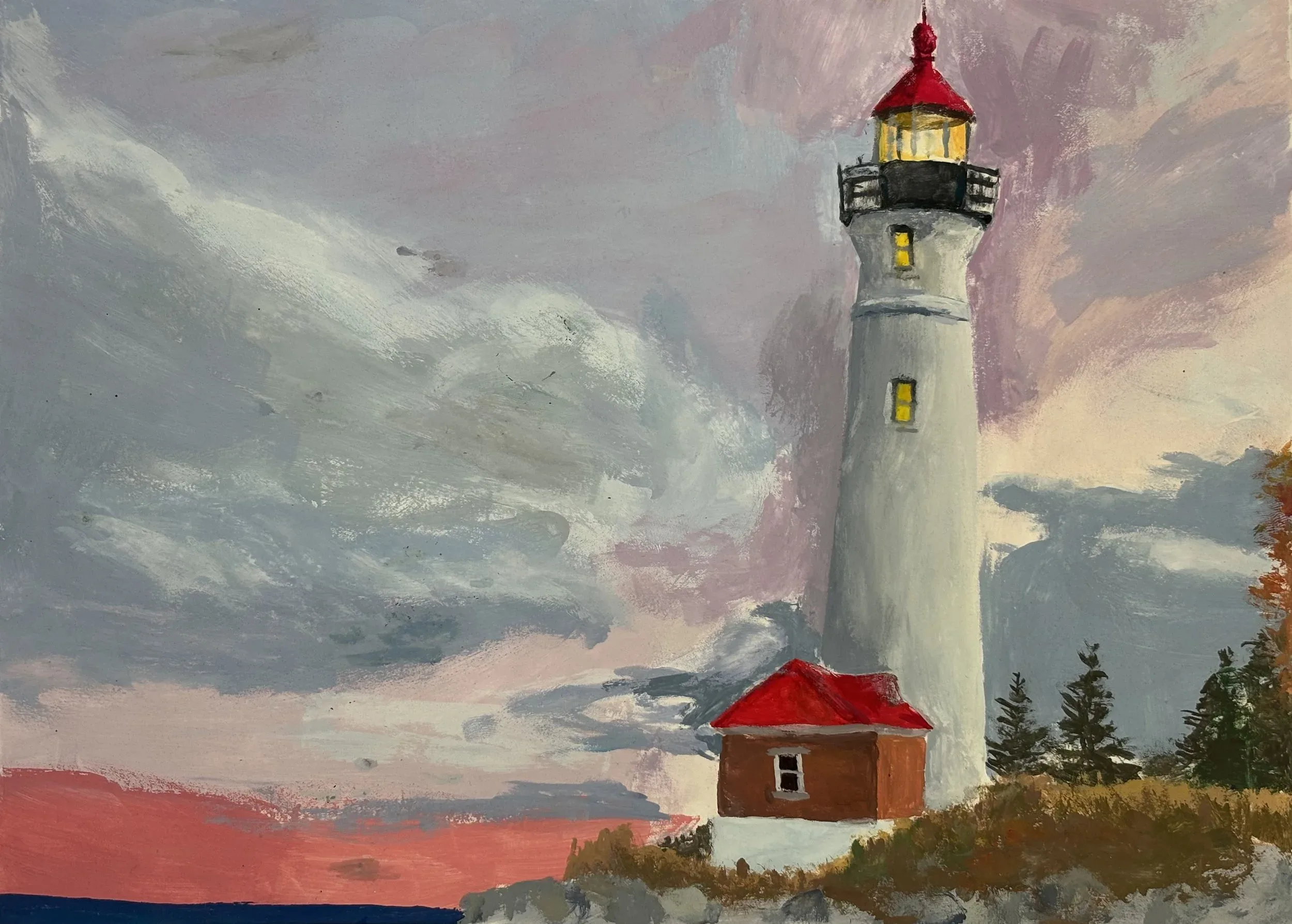 Brooke Archambault, 5th grade, Mixed media, watercolor, colored pencil, paper, Self Portrait , Biddeford Middle School, Teacher: Samara Yandell