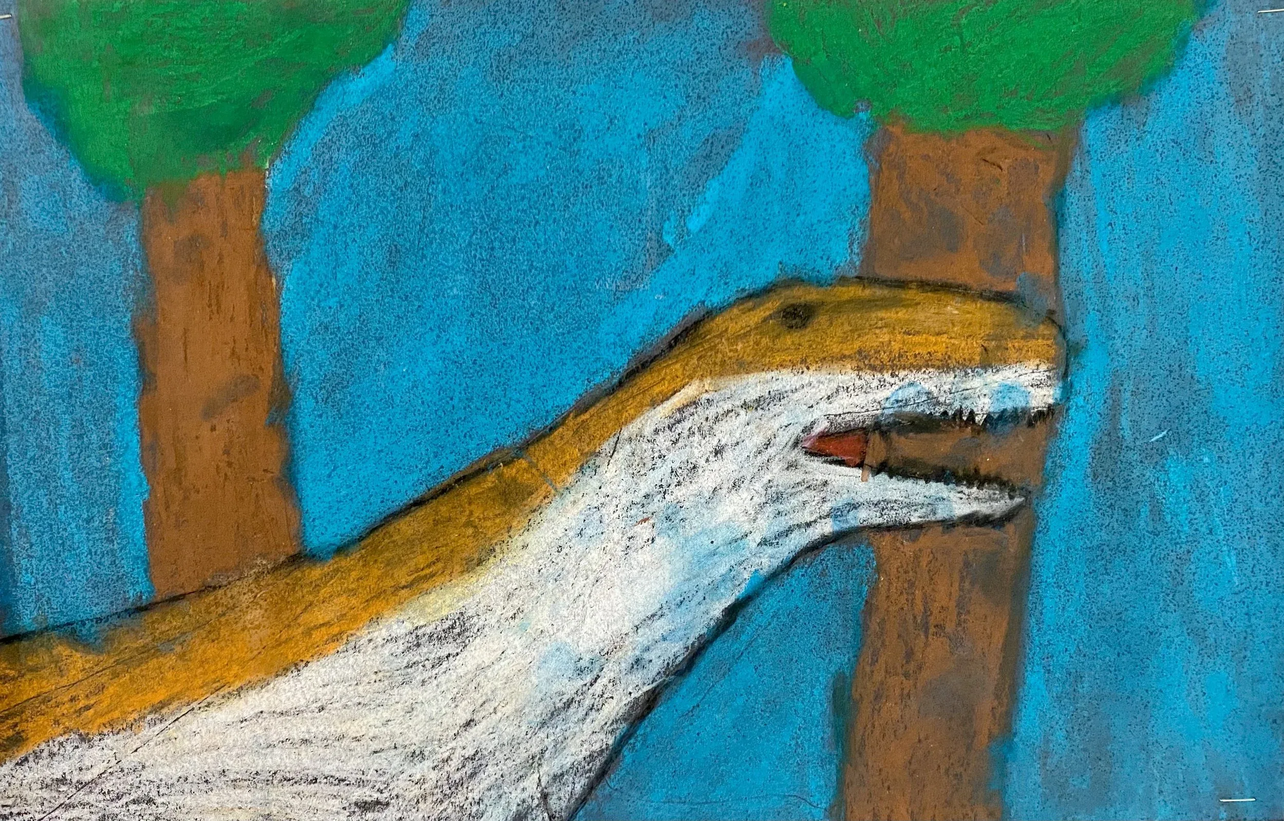 Brooke Archambault, 5th grade, Mixed media, watercolor, colored pencil, paper, Self Portrait , Biddeford Middle School, Teacher: Samara Yandell