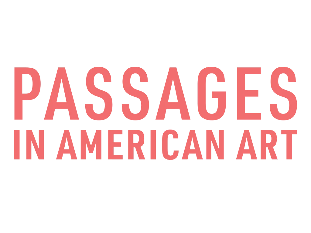 Text reading Passages in American Art