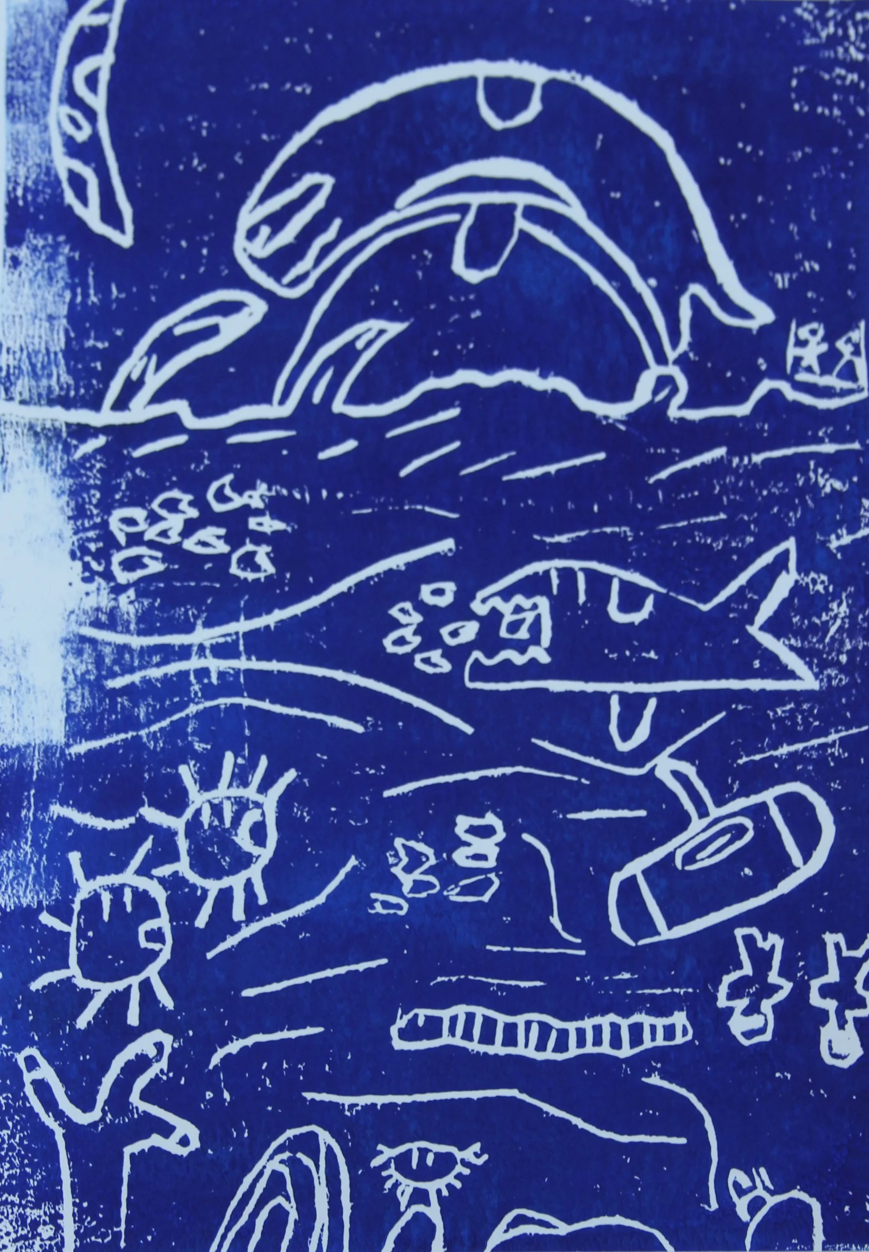 Brooke Archambault, 5th grade, Mixed media, watercolor, colored pencil, paper, Self Portrait , Biddeford Middle School, Teacher: Samara Yandell