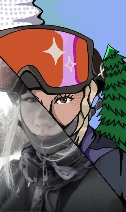 Meadow Straw, Digital Self-Portrait