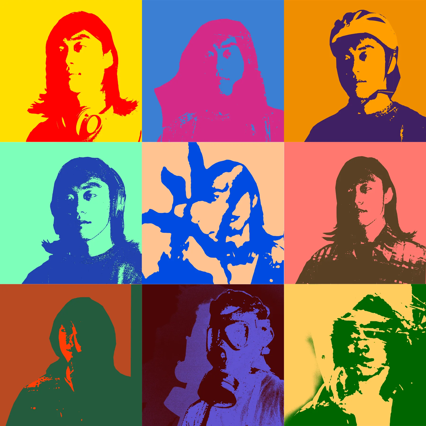 Brooke Archambault, 5th grade, Mixed media, watercolor, colored pencil, paper, Self Portrait , Biddeford Middle School, Teacher: Samara Yandell