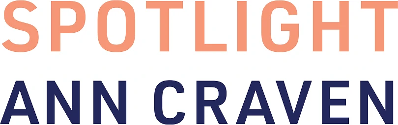 Text reading Spotlight Ann Craven