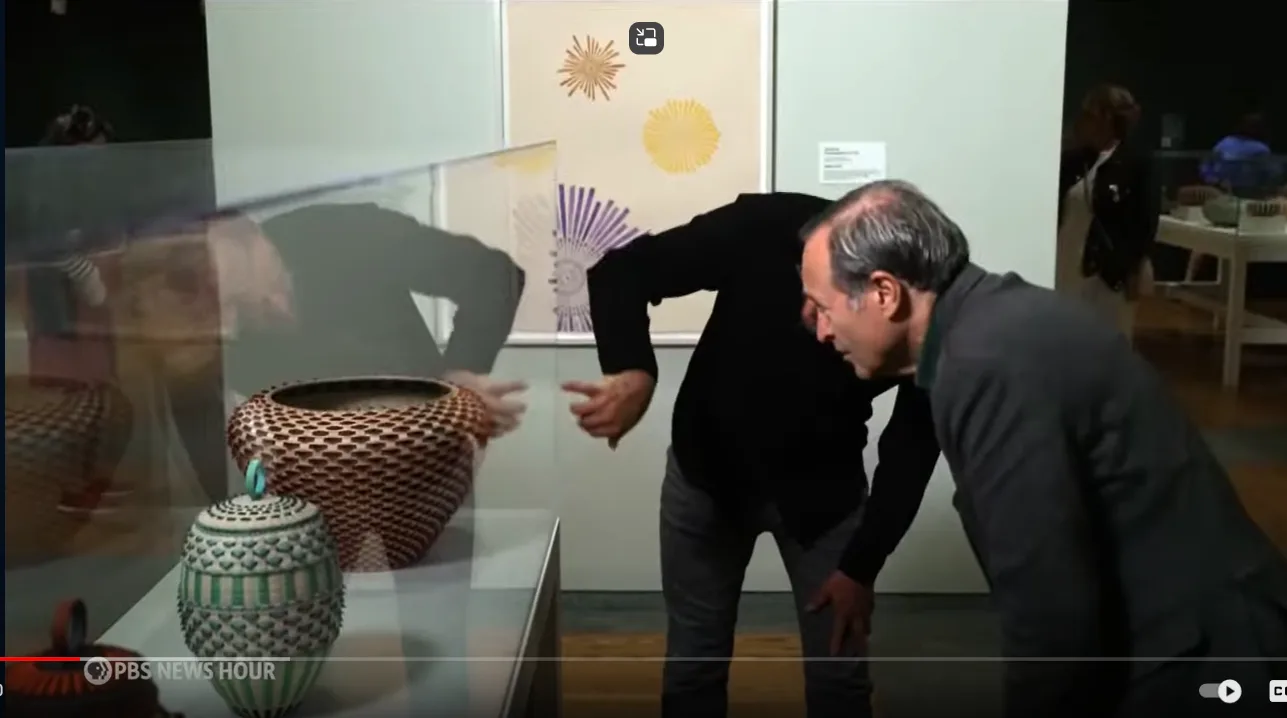 PBS News Hour: Artist takes ancient tradition of basket weaving in new directions