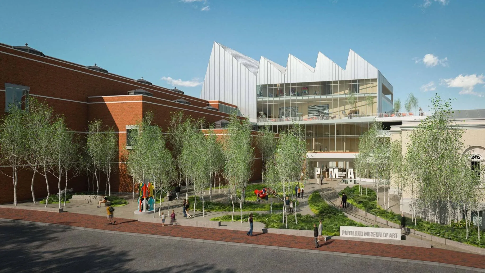 Toshiko Mori Architect + Johnston Marklee + Preston Scott Cohen (Courtesy Portland Museum of Art)