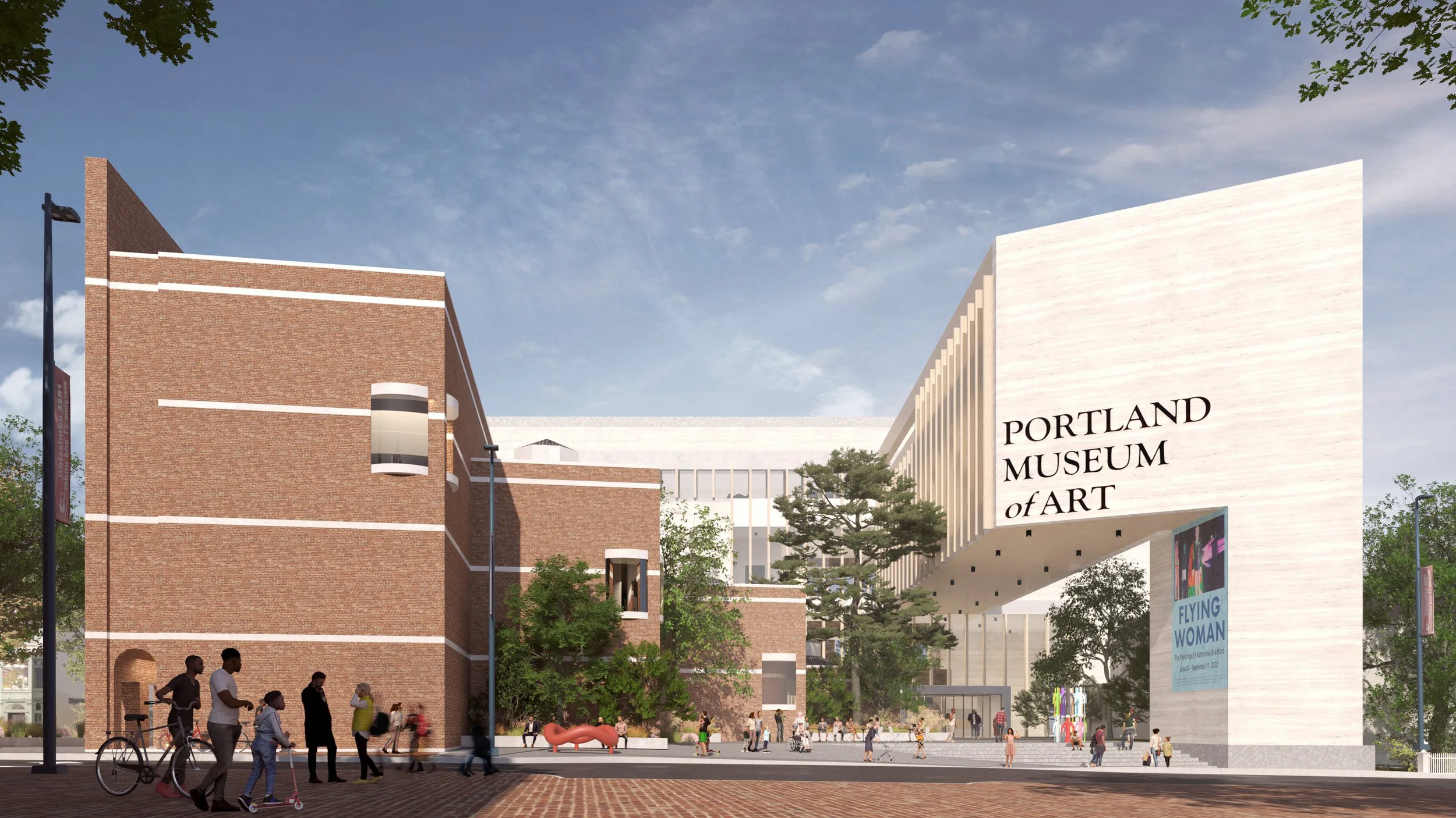The Portland Museum of Art expansion proposal from the team led by Adjaye Associates. Courtesy Portland Museum of Art