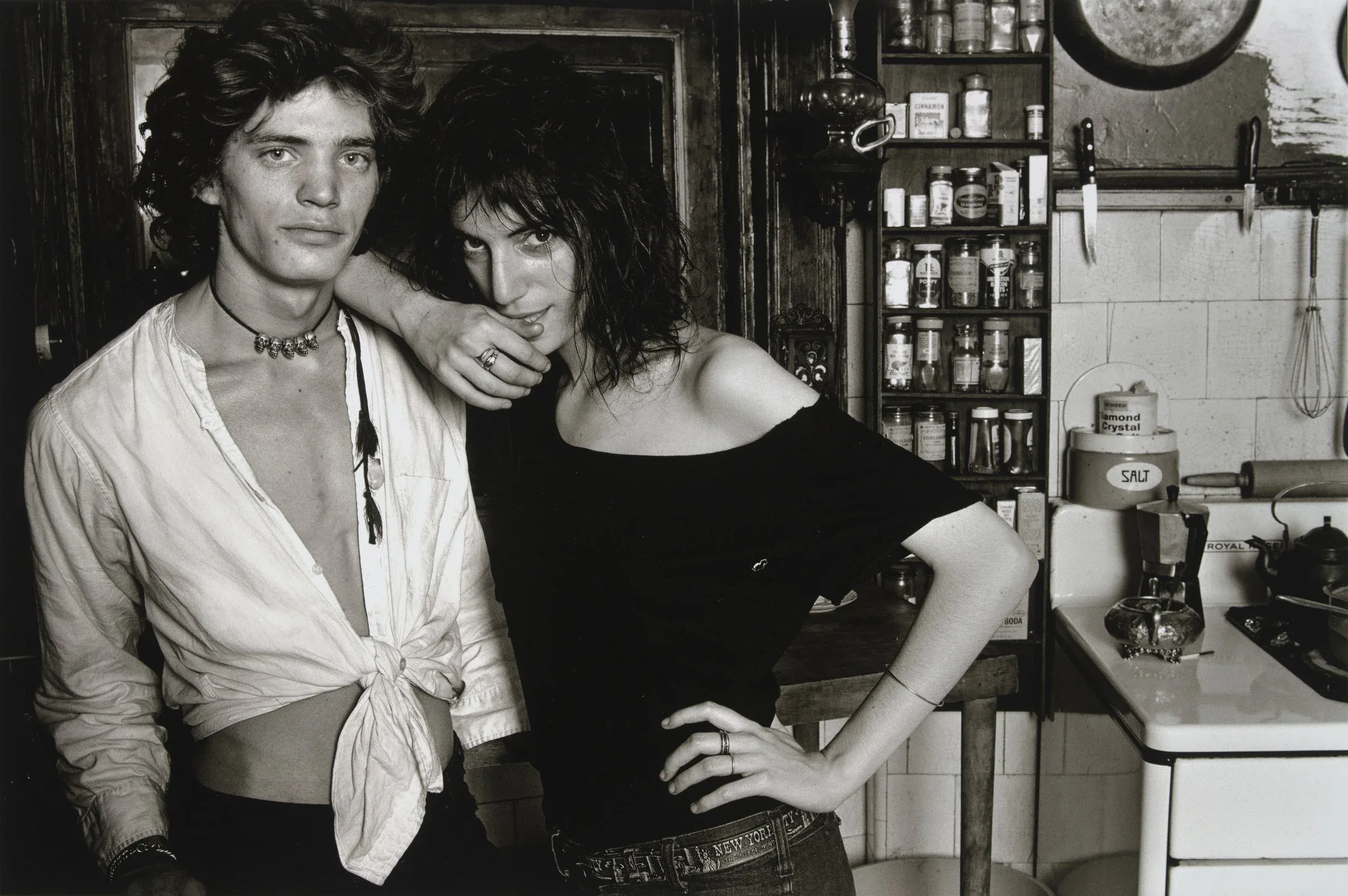 Norman Seeff, ‘Robert Mapplethorpe and Patti Smith, New York,’ 1969. Archival pigment print. Promised gift from the Judy Glickman Lauder collection, 1.2016.1