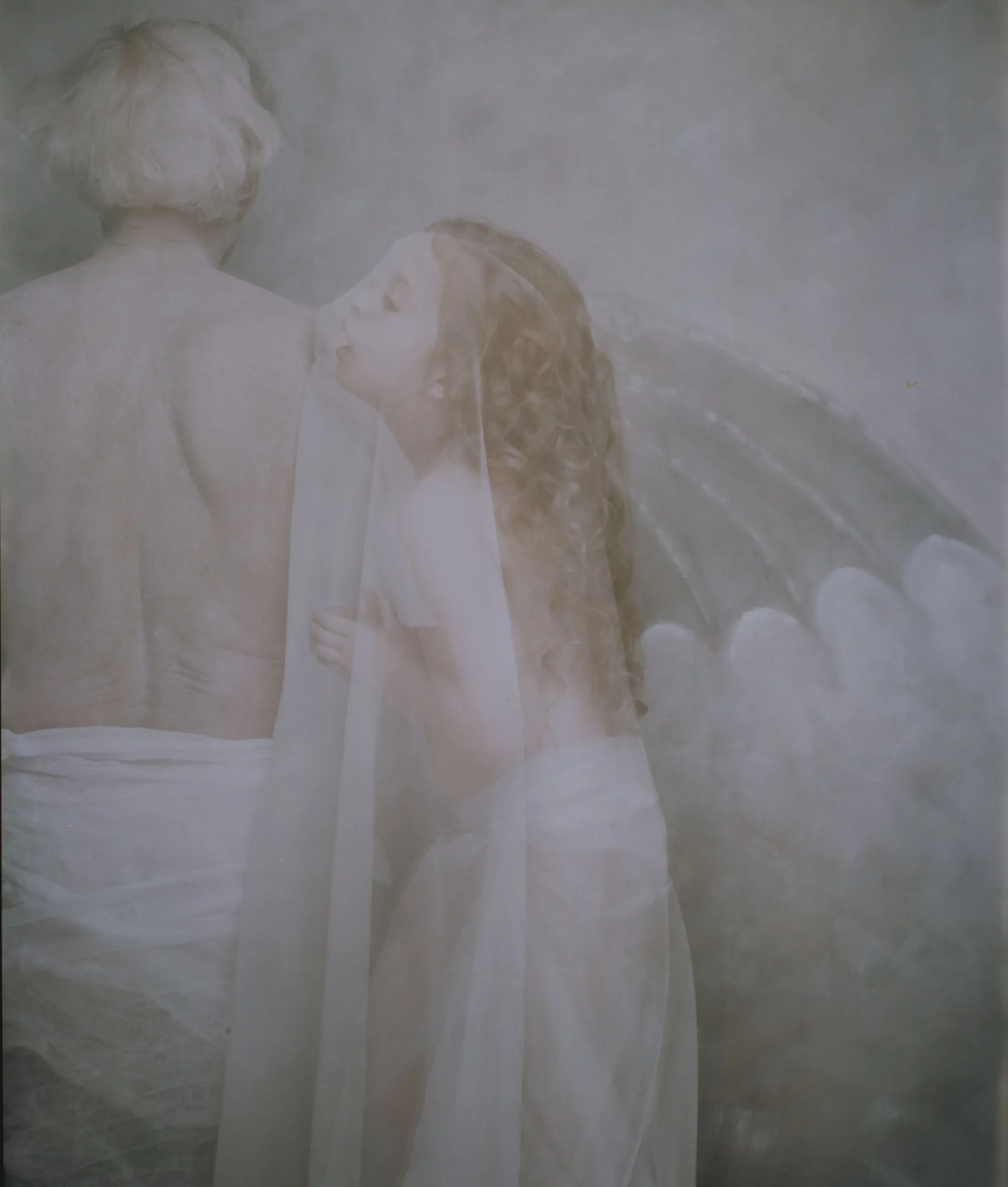 Old Man and Deanna, 1986. Silver-dye bleach print, 14 x 10 15/16 inches. Gift of the artist for the Ernst Haas Memorial Collection. © Joyce Tenneson