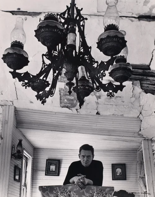 Arnold Newman United States, 1918–2006 Andrew Wyeth, Chadds Ford, Pennsylvania, 1948 gelatin silver print, 19 7/8 x 15 7/8 inches Gift of Owen W. and Anna H. Wells, 2017.14.4