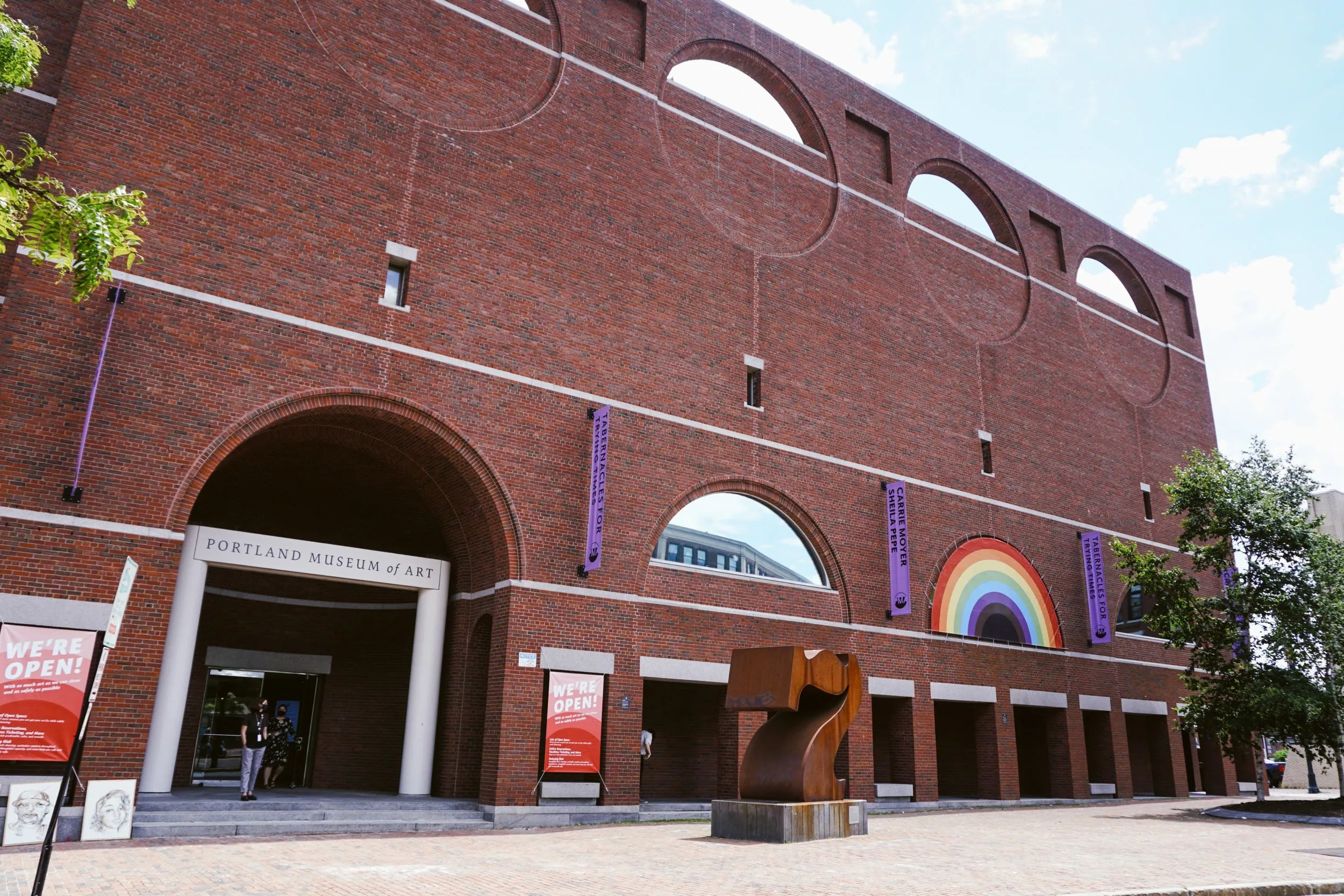 The Payson Building, PMA’s largest and newest facility, opened in 1983. (Courtesy Portland Museum of Art, Maine)
