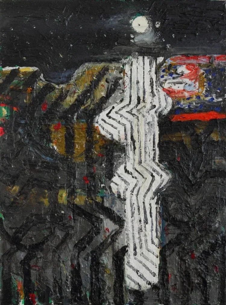 John Walker, Pemaquid #21, 2016, Oil on canvas, 24 x 18 inches. © John Walker, courtesy Alexandre Gallery, New York.