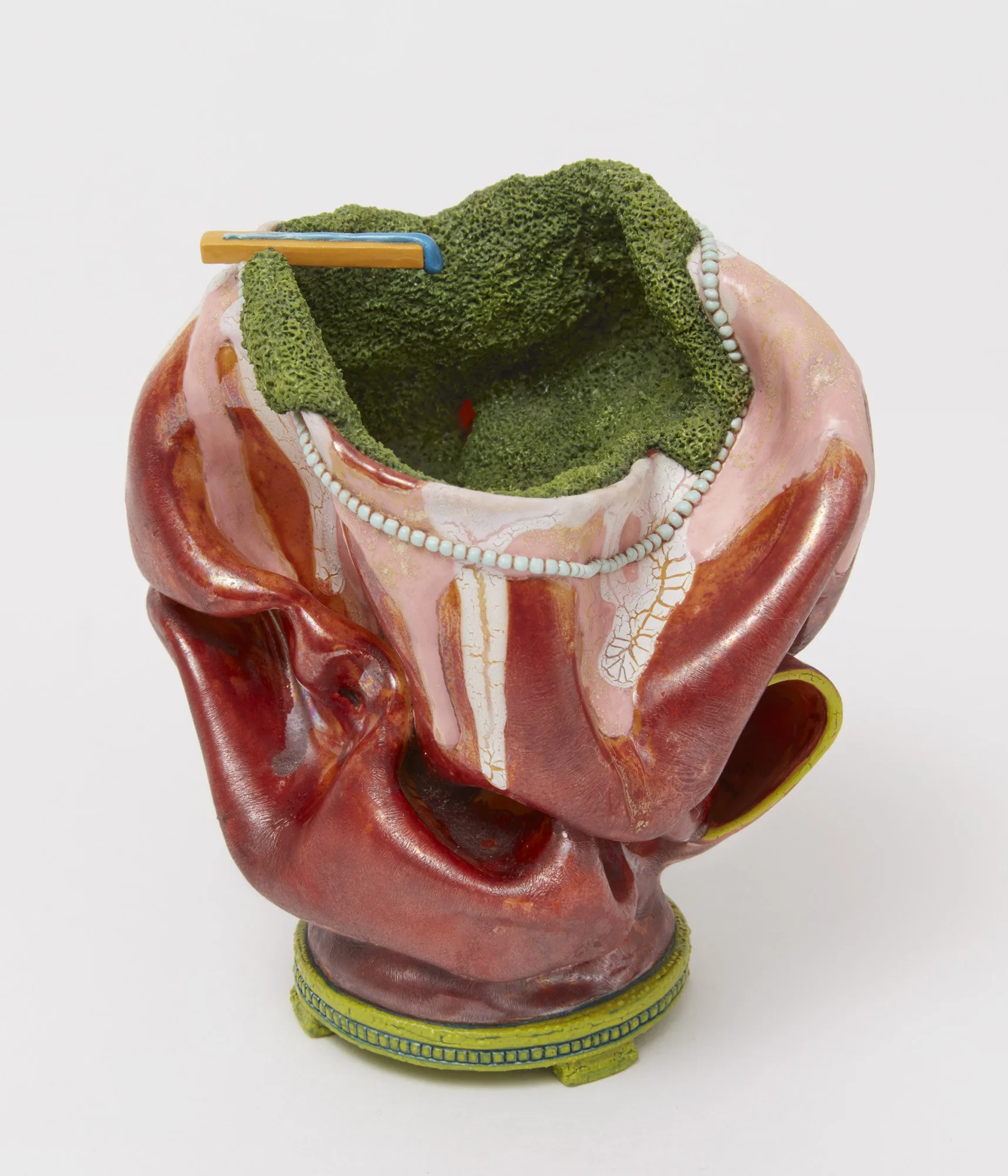 Kathy Butterly “Cenote,” 2004, clay, glaze, 4 x 4 1/8 x 4 inches. Collection of Eric Brown, Sag Harbor, NY.
