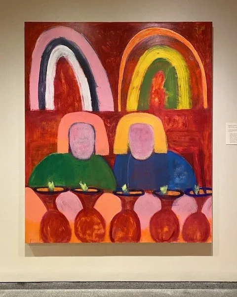 Katherine Bradford , Wedding Ceremony, 2019, acrylic on canvas, 80 x 68 inches