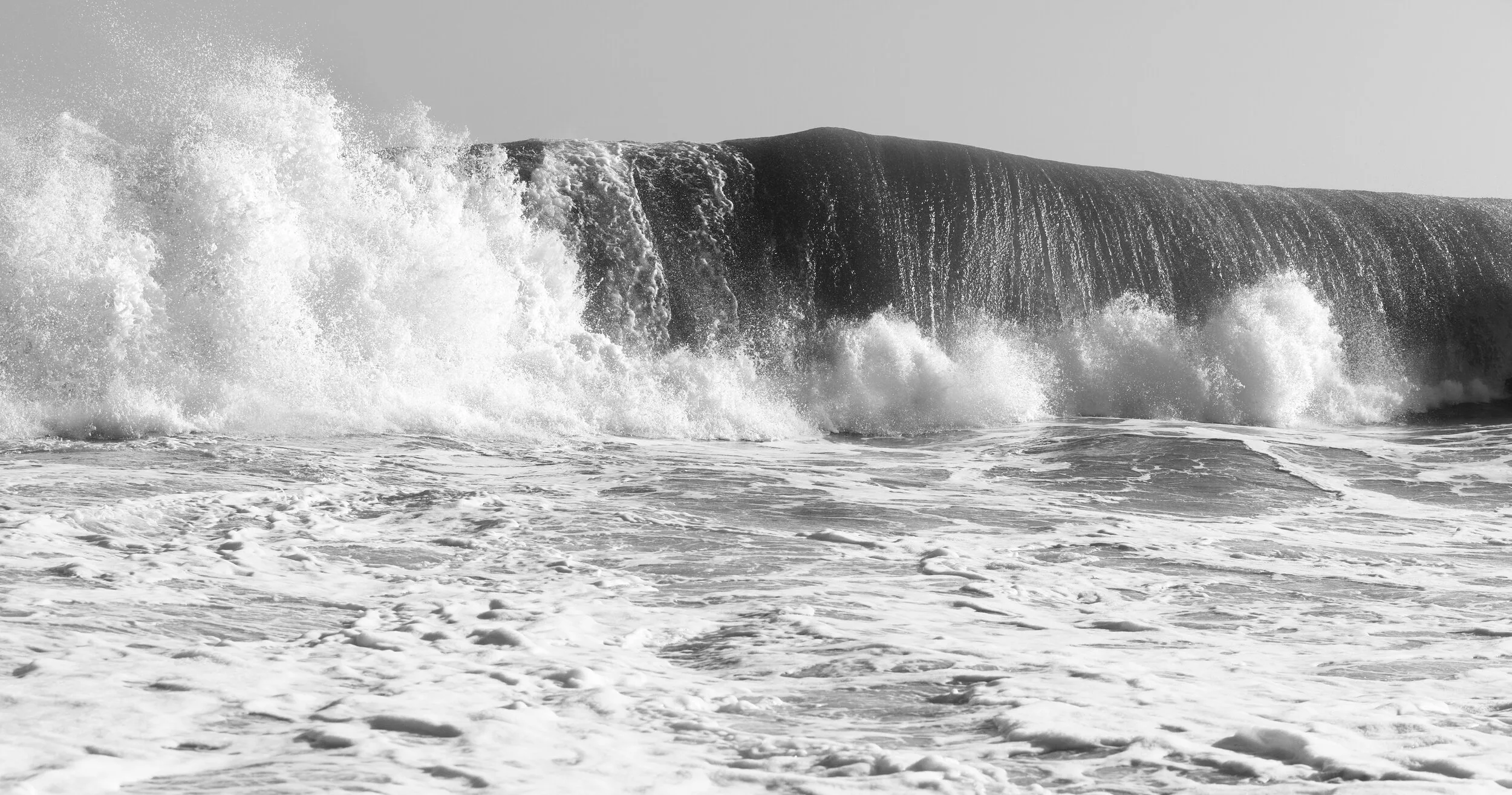 Clifford Ross (United States, born 1952), Hurricane LXVIII, 2009 , inkjet print, 48 x 82 inches. Museum purchase with support from the Irving B. Ellis Fund, the Photography Fund, the Contemporary Art Fund, and the Harold P. and Mildred A. Nelson Art Purchase Endowment Fund, 2016.9