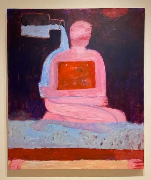 Katherine Bradford , Water Lady, 2018, acrylic on canvas, 80 x 68 inches
