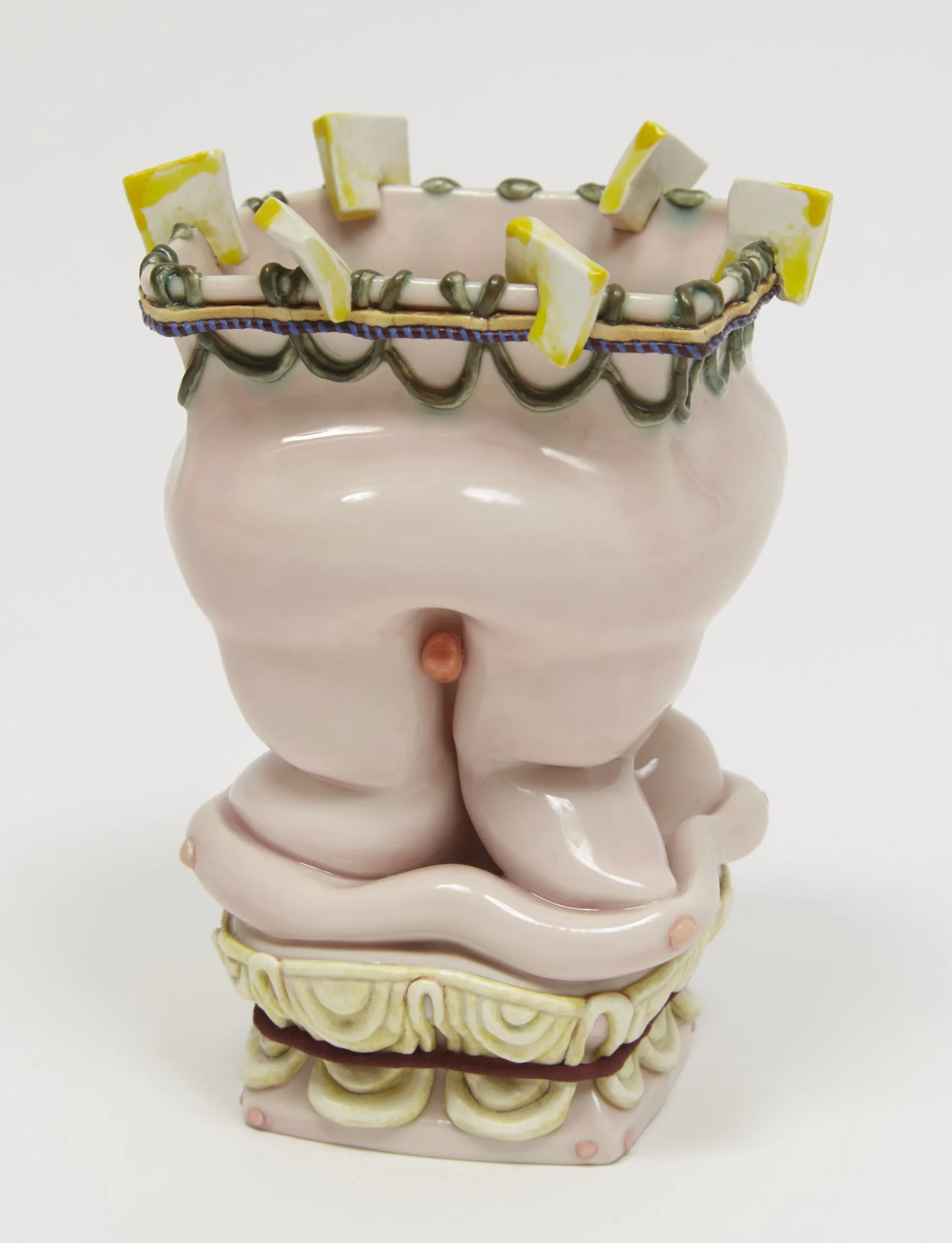 Kathy Butterly “Like Butter,” 1997 Clay, glaze 4 1/2 x 3 3/4 x 3 3/8 inches. Courtesy the artist. Photo by Alan Wiener