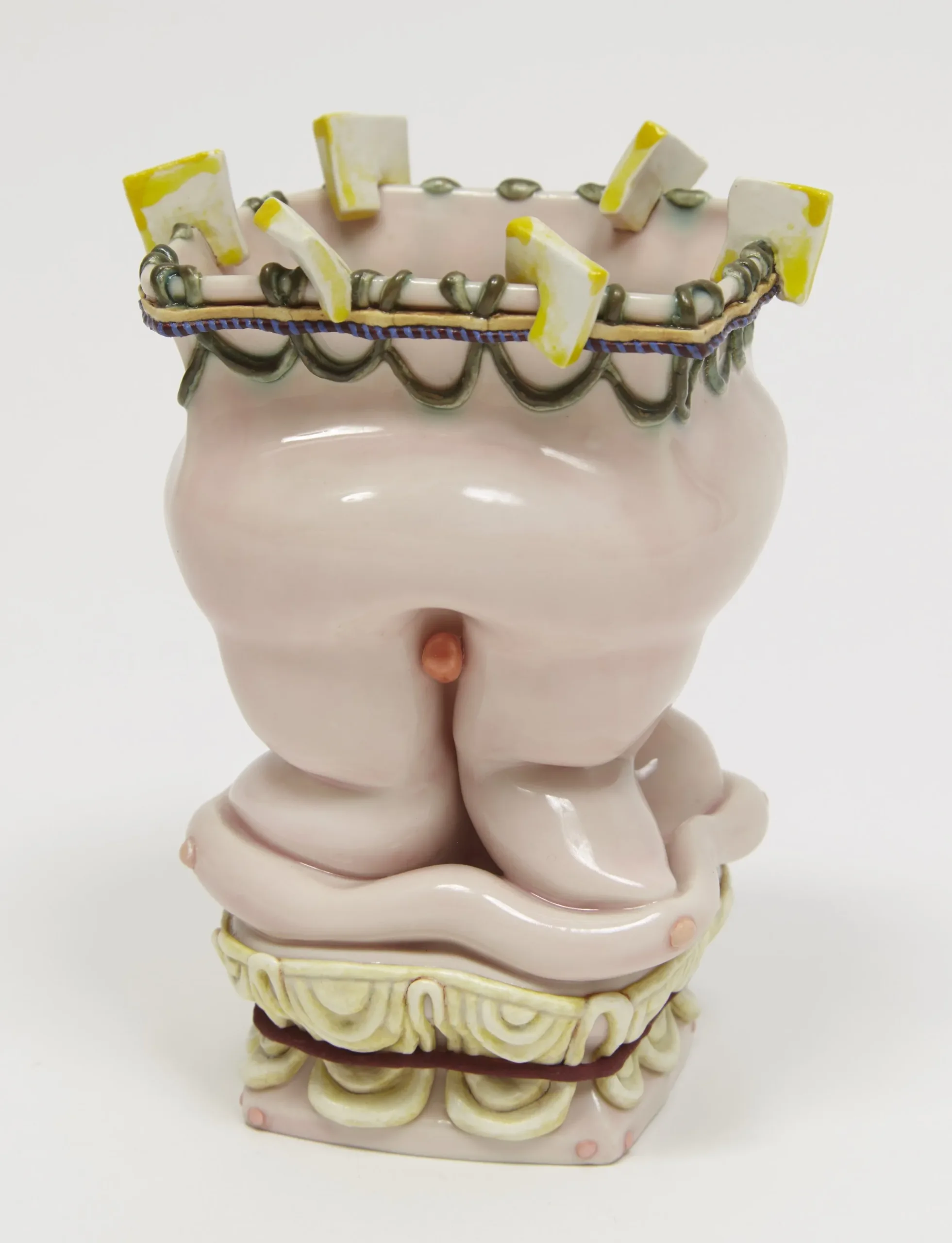 Kathy Butterly, Like Butter, 1997, clay, glaze, 4.5 × 3.75 × 3.5 inches. Courtesy of the artist and James Cohan, New York City. Photo by Alan Wiener. © Kathy Butterly 2021.