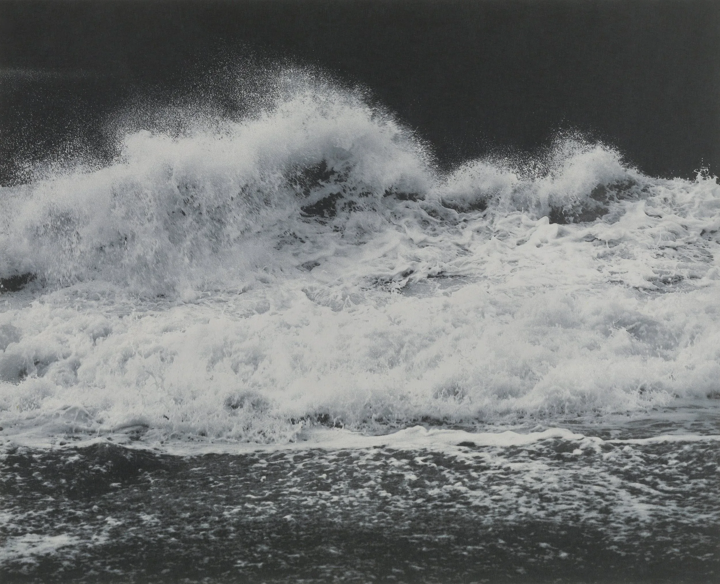 Image: Clifford Ross (United States, born 1952), Hurricane XVII 2000, archival pigment print on Japanese-style Gampi paper, 15 1/8 x 19 1/4 inches. Courtesy of the artist and Ryan Lee Gallery © Clifford Ross