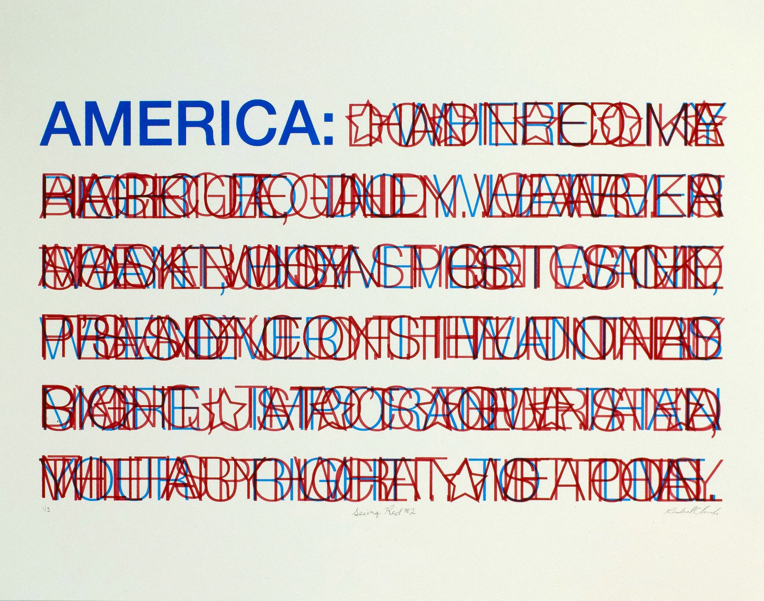  Rachel Church&nbsp;(United States, born 1987),  Seeing Red #2 , 2020, screen print and acrylic panel, 20 x 27 inches, Courtesy of the artist&nbsp; 