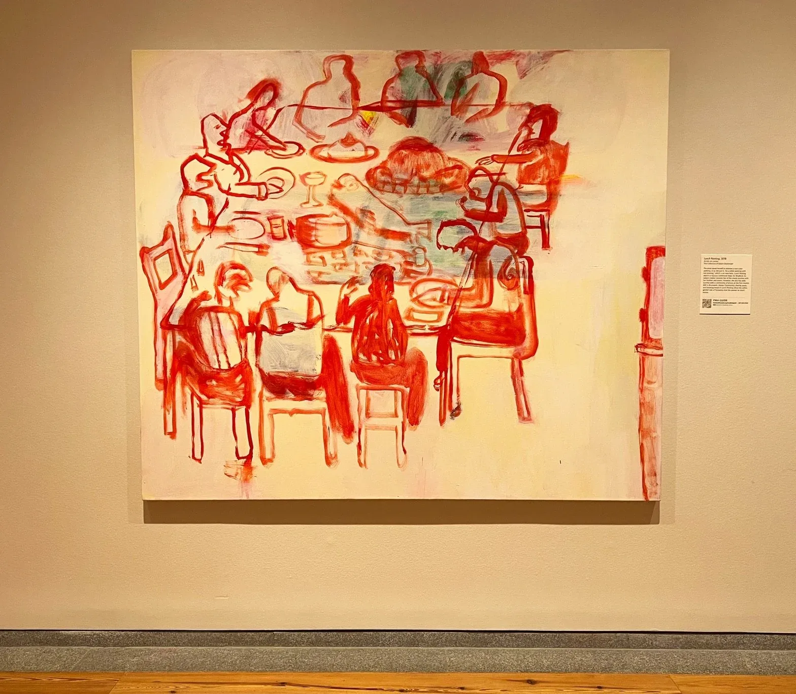 Katherine Bradford, “Lunch Painting” (2019)