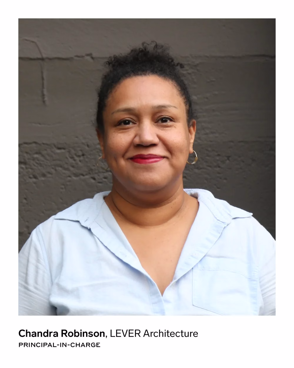 Chandra Robinson, LEVER Architecture PRINCIPAL-IN-CHARGE